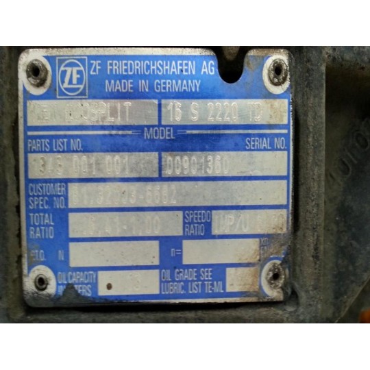 GEARBOXES  MAN TG-A 2000>2007 used