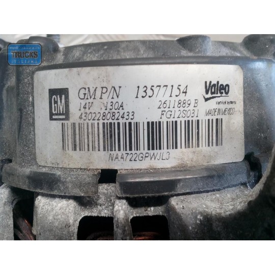 ALTERNATOR CHEVROLET Trax  2013>2016 used