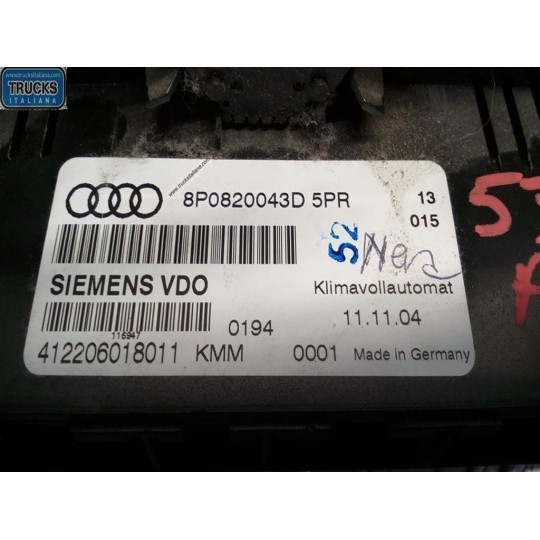 CENTRALINA CLIMATIZZATORE AUDI A3 Sportback 2005>2008 usato