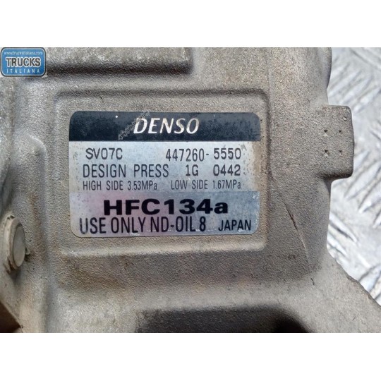 AIR CONDITIONER COMPRESSOR DAIHATSU Sirion 2005> used